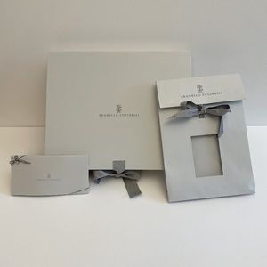 Brunello Cucinelli Gift Box Set - with Silver Charm!